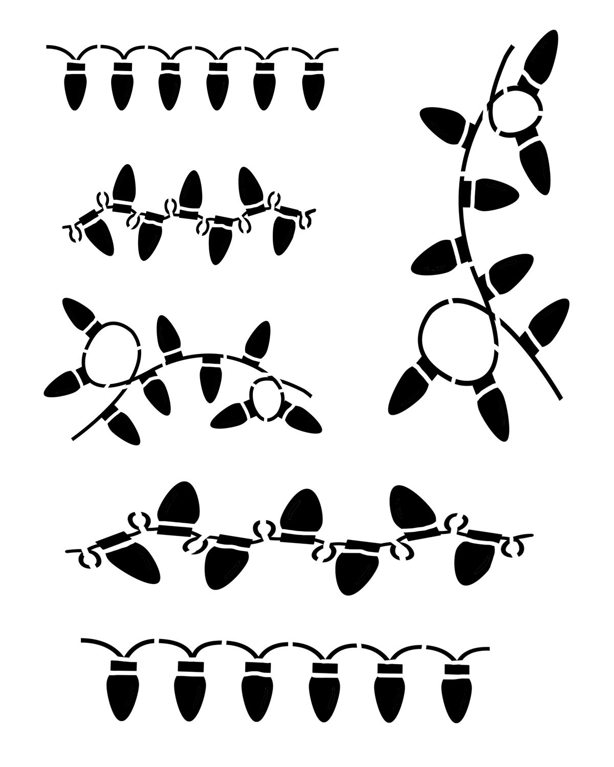 Christmas Lights, 8x10 "CLEARANCE"