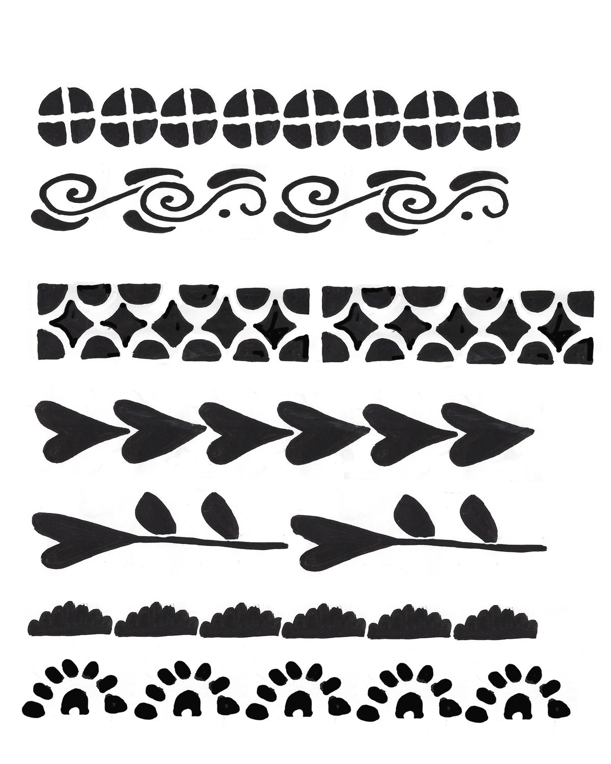 Borders 8x10 Stencil swagstion-border-stencils-designs-for-painting-border-stencil-4x8