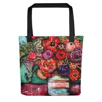 Peace bright flower Tote Bag