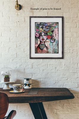 "Dared to Go" Print to be Framed