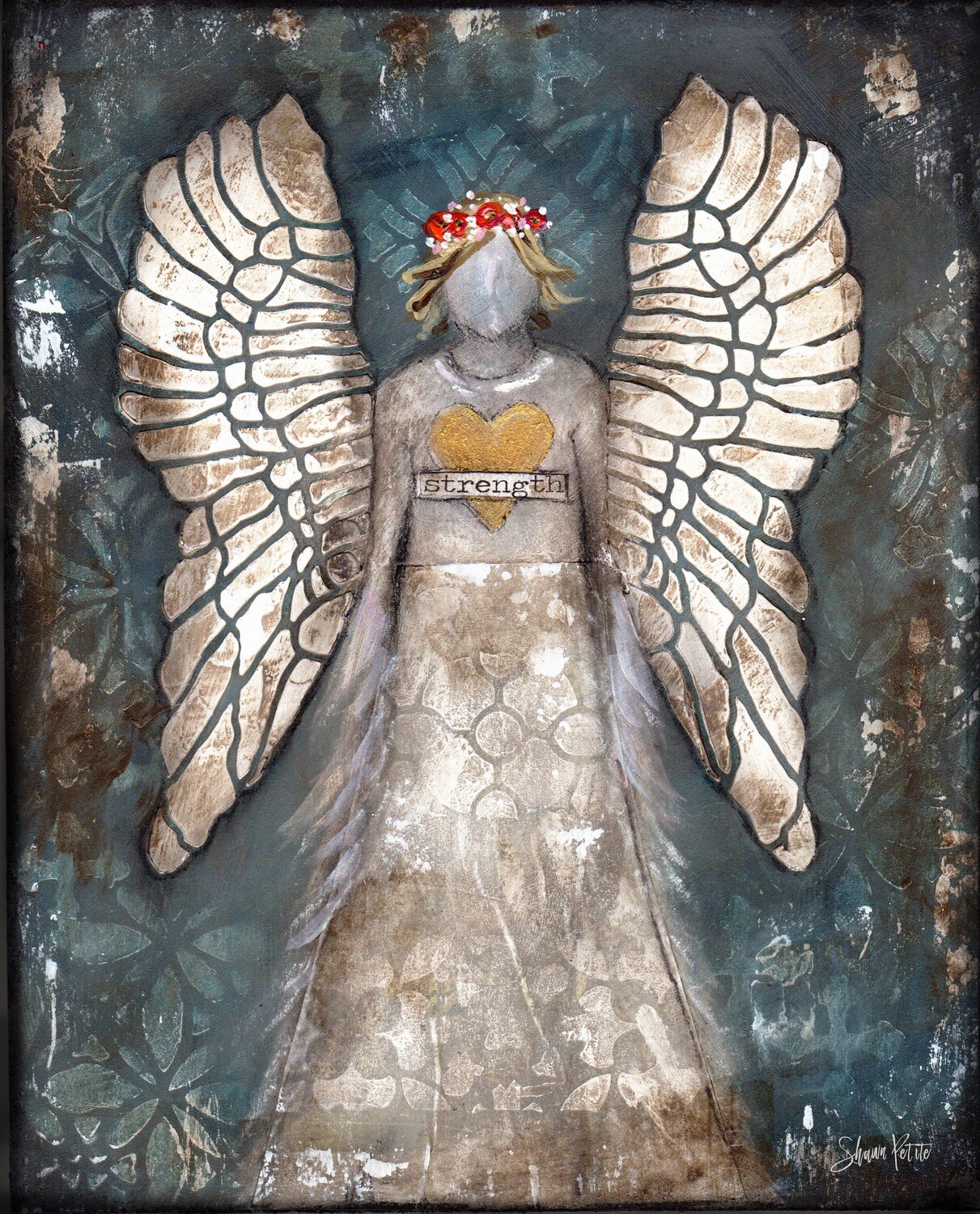 Angel of Strength digital instant download