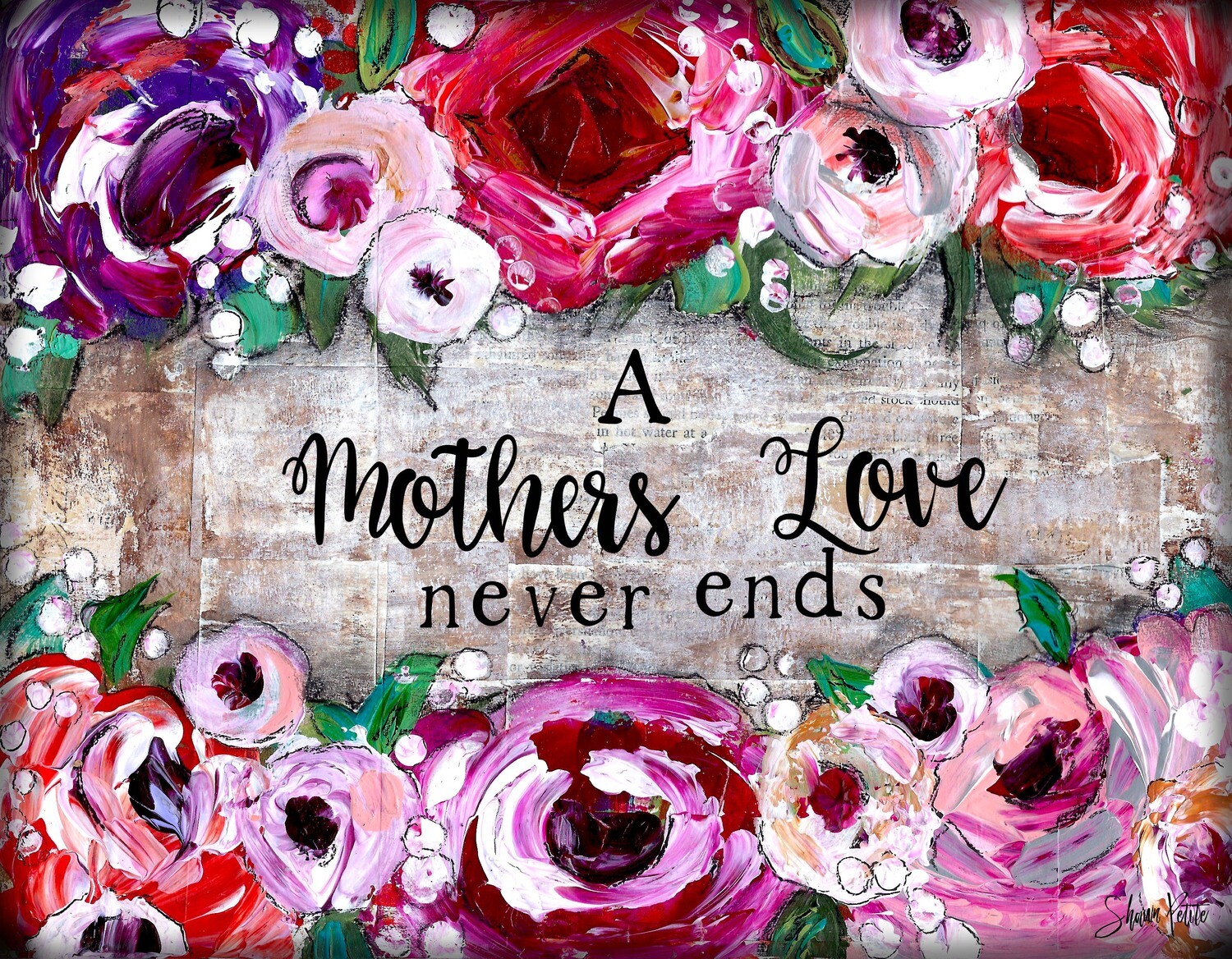 A mother's love never ends, digital instant download