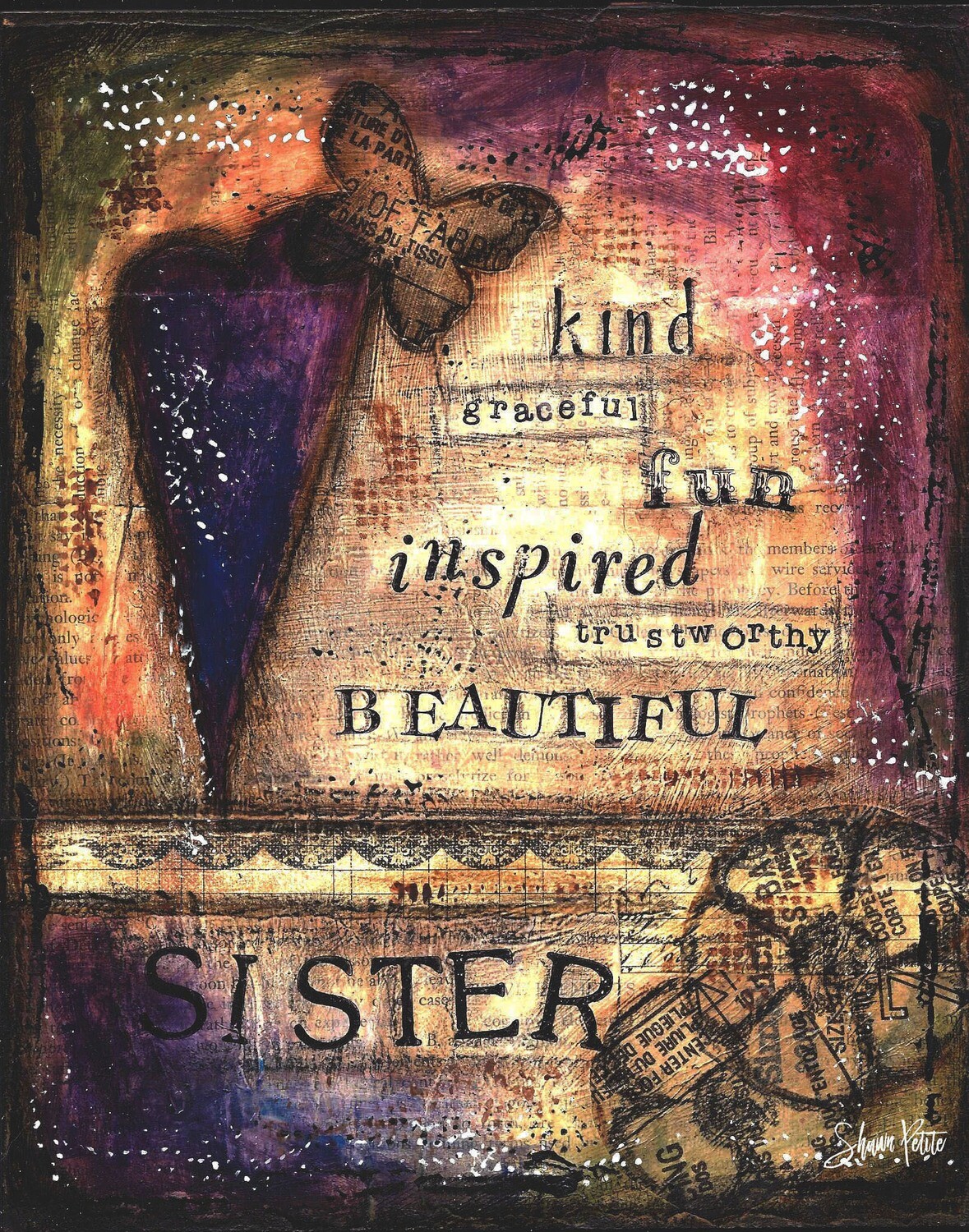 Beautiful Sister, digital instant download