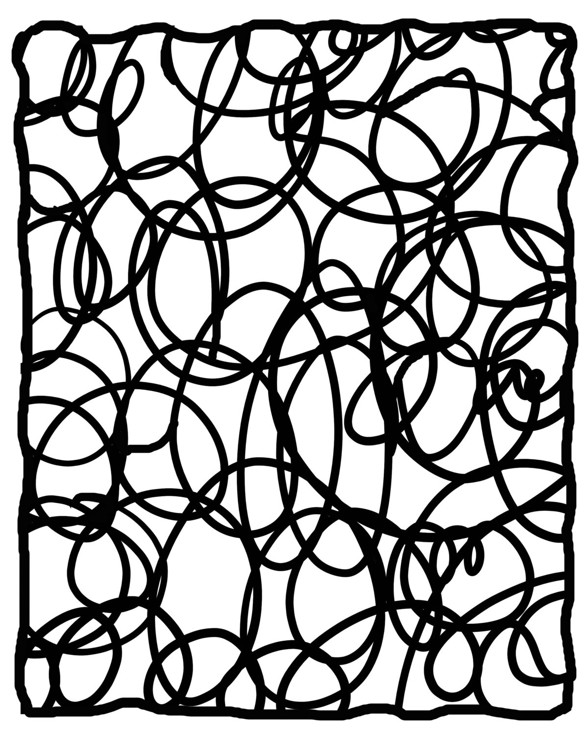 Letting Go with mask stencil 8x10