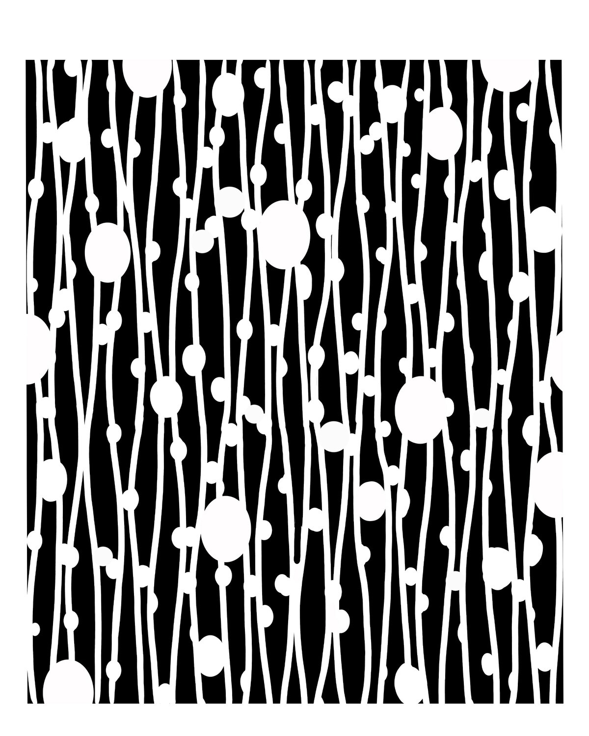 Sparkle stencil 8x10