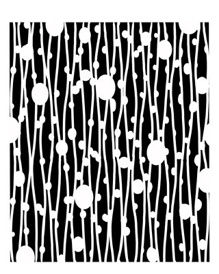 Sparkle stencil 8x10