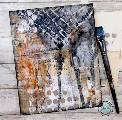 "Being Sculpted" mixed media 8x10 original "Being Sculpted" mixed media 8x10 original