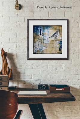 "Simple Pleasures" bird, Print to be Framed