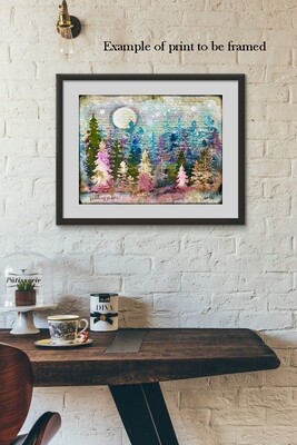 "Finding Peace" Print to be Framed