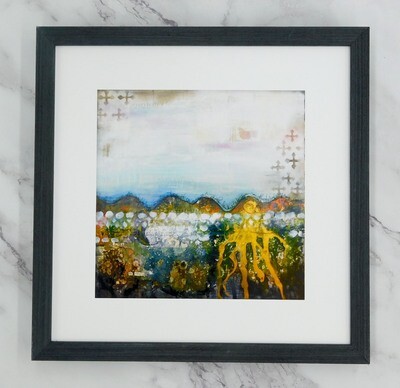 "The Planting" print #3 of 5, 8x8 Limited edition Print to be framed