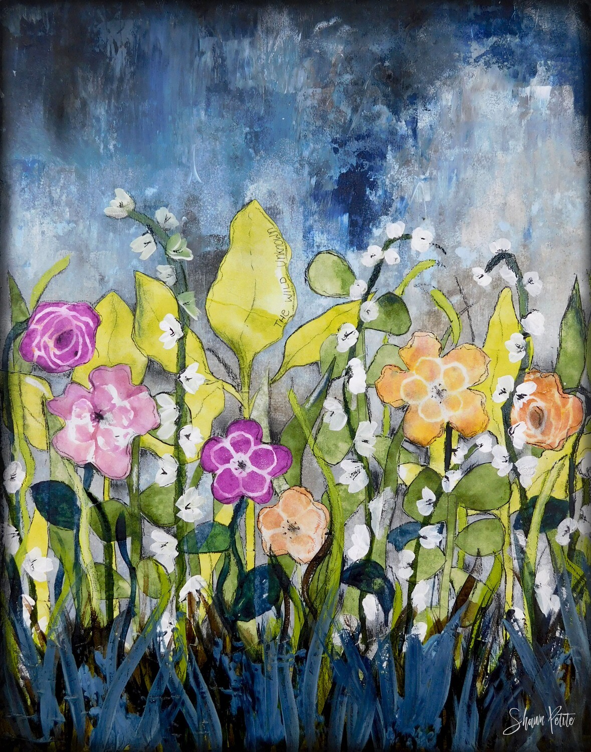 "The wild unknown" floral, Print to be Framed