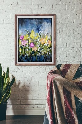"The wild unknown" floral, Print to be Framed