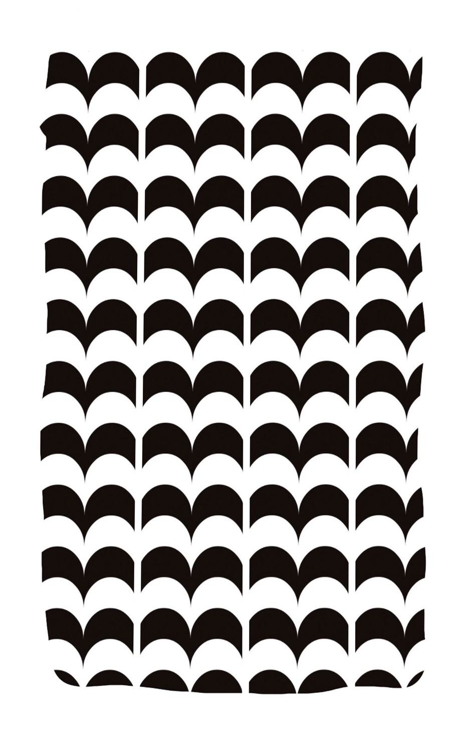 Simple background 2 stencil 5x8