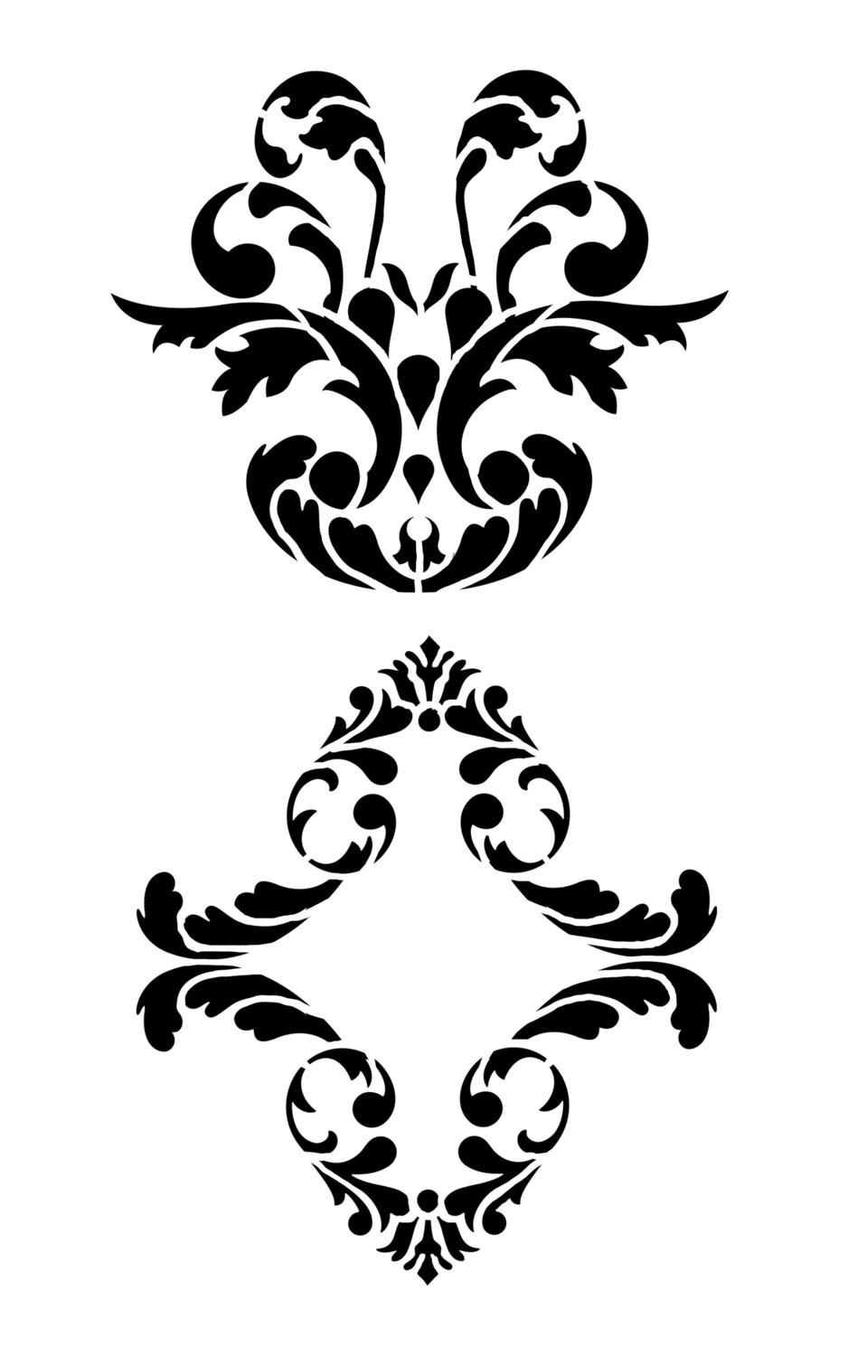 Paris element stencil 5x8