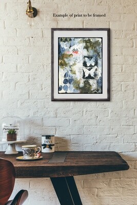 "Your wings already exist so fly" Print to be Framed