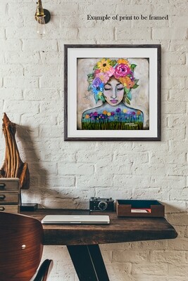 "A Journey Within, A Journey Home" Print to be Framed