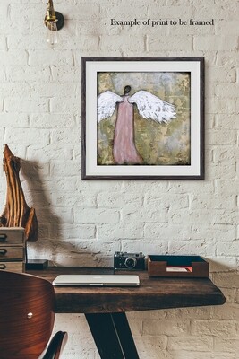 "Angel that guide" Print to be Framed