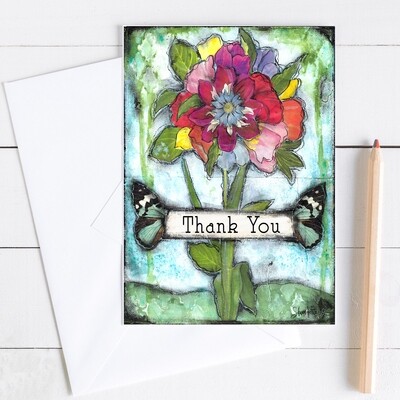 "Thank you" 5x7 card