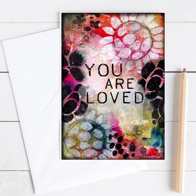 "You are loved" 5x7 card