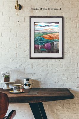 "A place to breathe" Print to be Framed