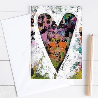 "You have my heart" 5x7 card