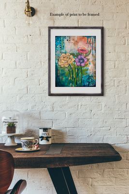 "Follow your inspiration" Print to be Framed