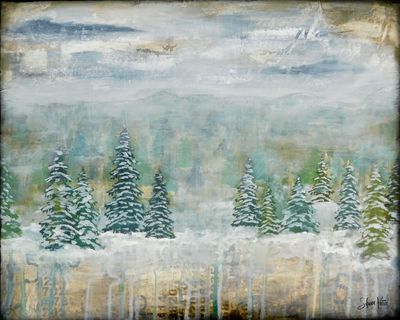 "Tranquil" winter landscape, Print to be Framed