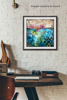 "Freedom" abstract Print to be Framed