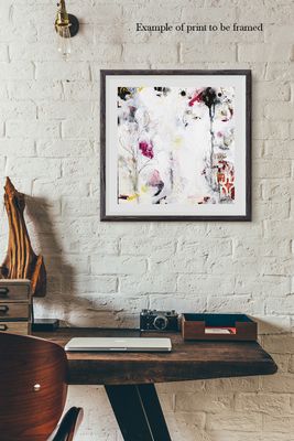 "Quiet the Noise" Print to be Framed