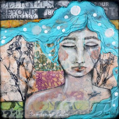 "Finding Calm" Print to be Framed