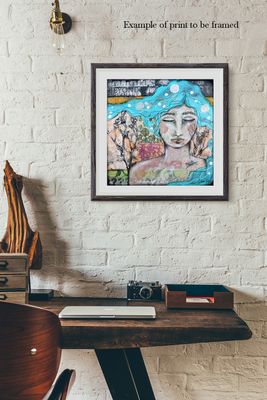 "Finding Calm" Print to be Framed