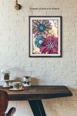 "Grow one day at a time" Print to be Framed