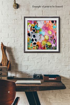 "Celebrate one thing today" Print to be Framed