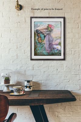 "You get to break the rules", Print to be Framed