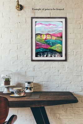 "Life is one Grand Adventure", Print to be Framed