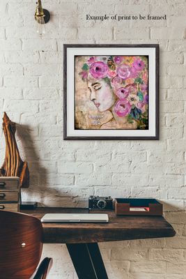 "Hope is the boldest act of imagination" Print to be Framed