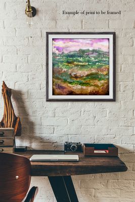 "A view from afar" Print to be Framed