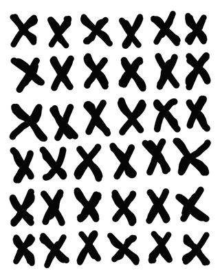 Stiches stencil 8x10