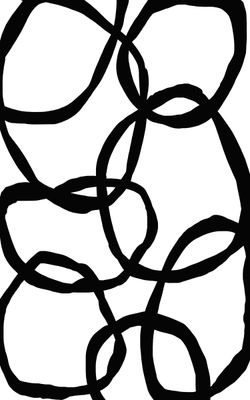 Chains mask stencil 5x8