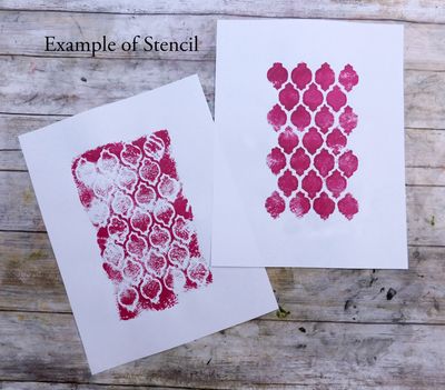 Mediterranean 1 stencil 5x8