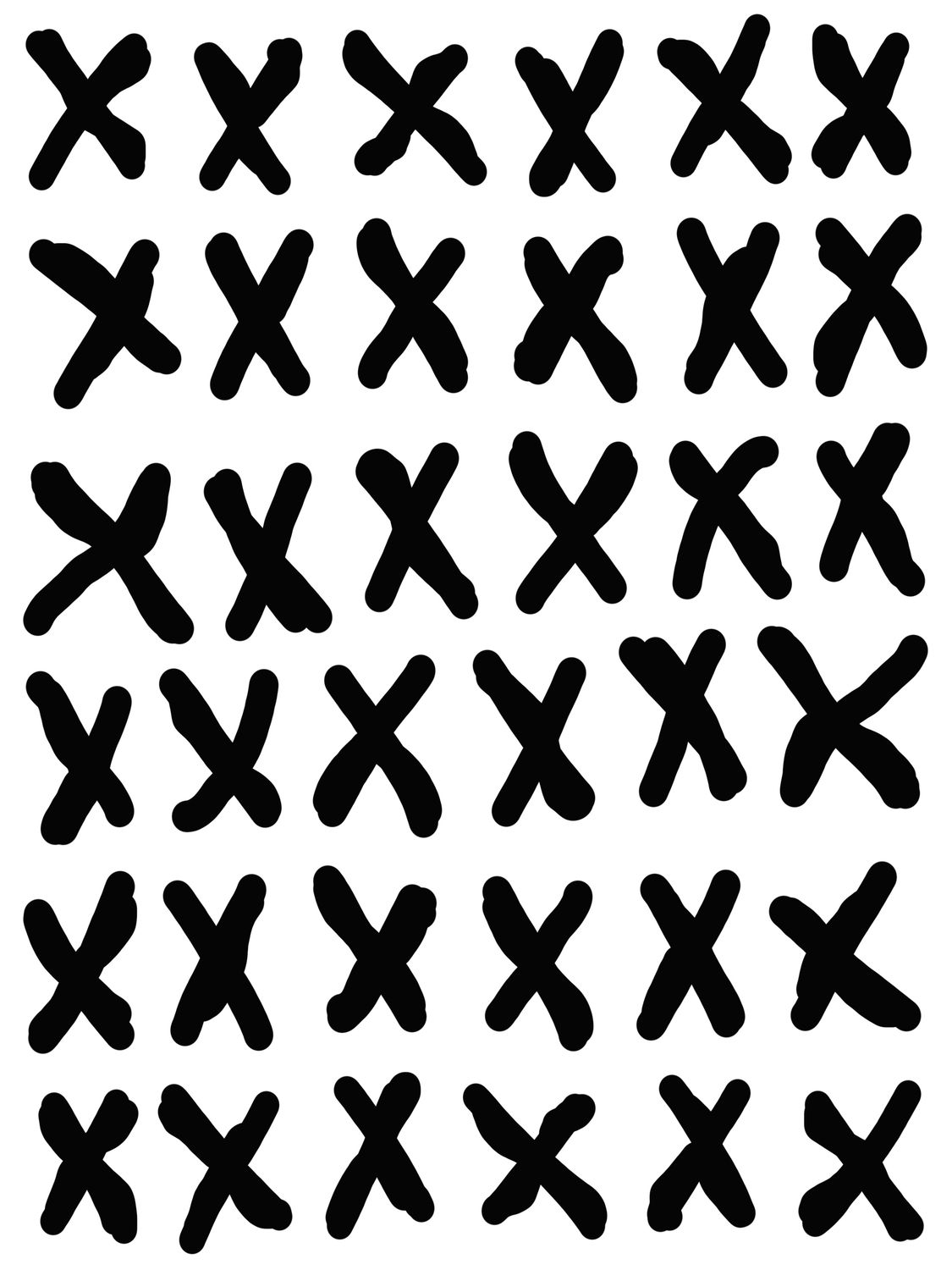 Stiches stencil 9x12