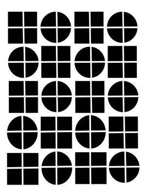 Divided Path stencil 9x12