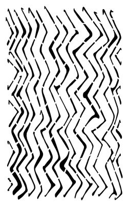 Zig Zag stencil 5x8