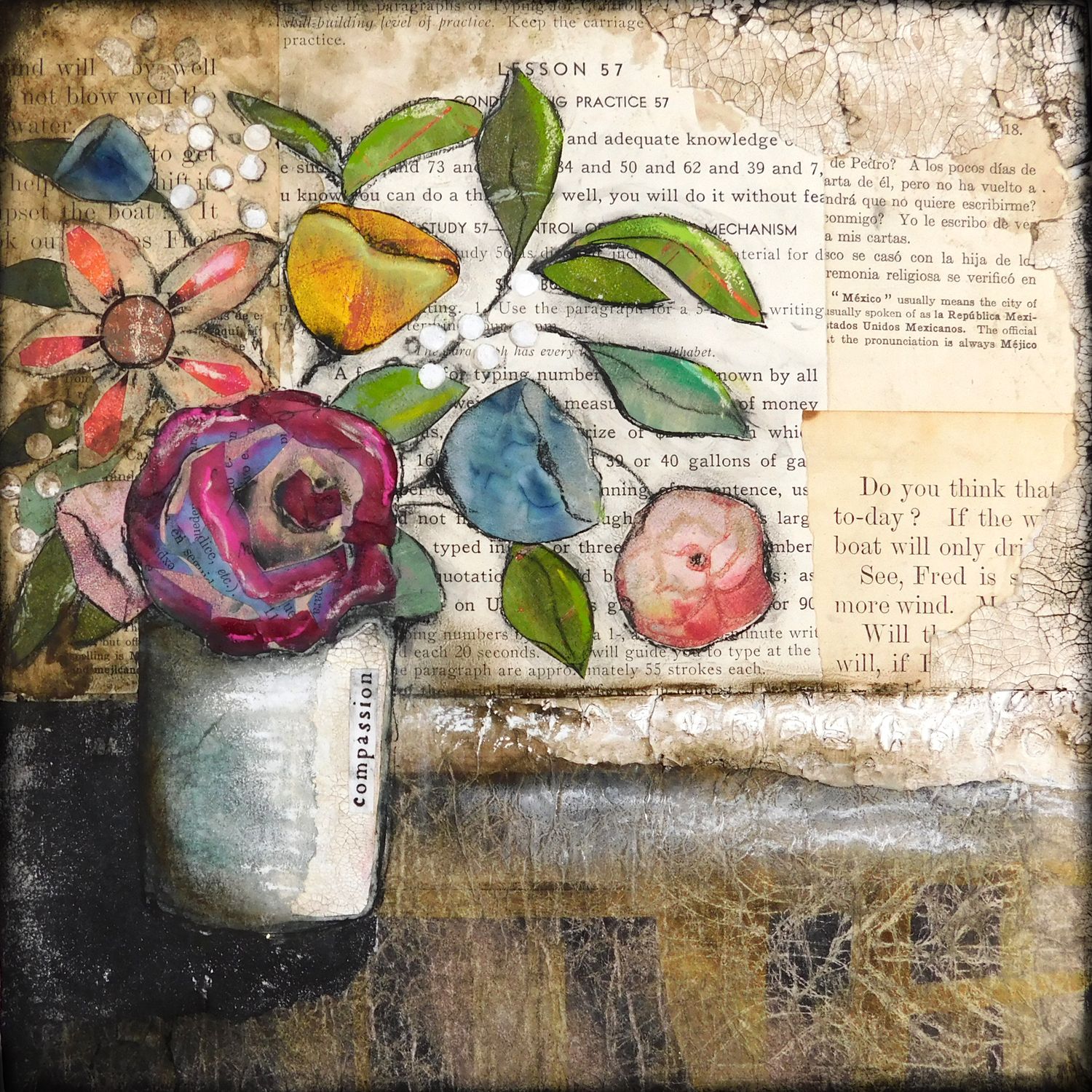 "Compassion" floral Print to be Framed