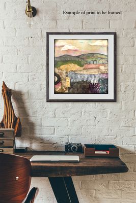 "Dare" landscape Print to be Framed