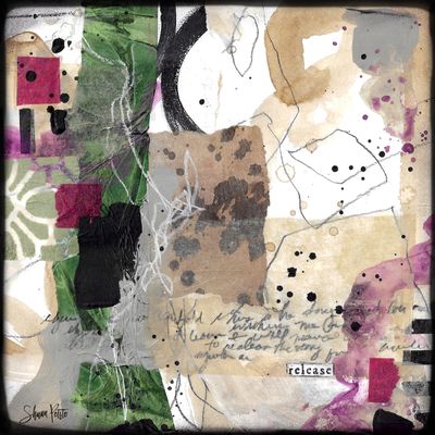 "Release" Abstract Print to be Framed