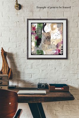 "Release" Abstract Print to be Framed