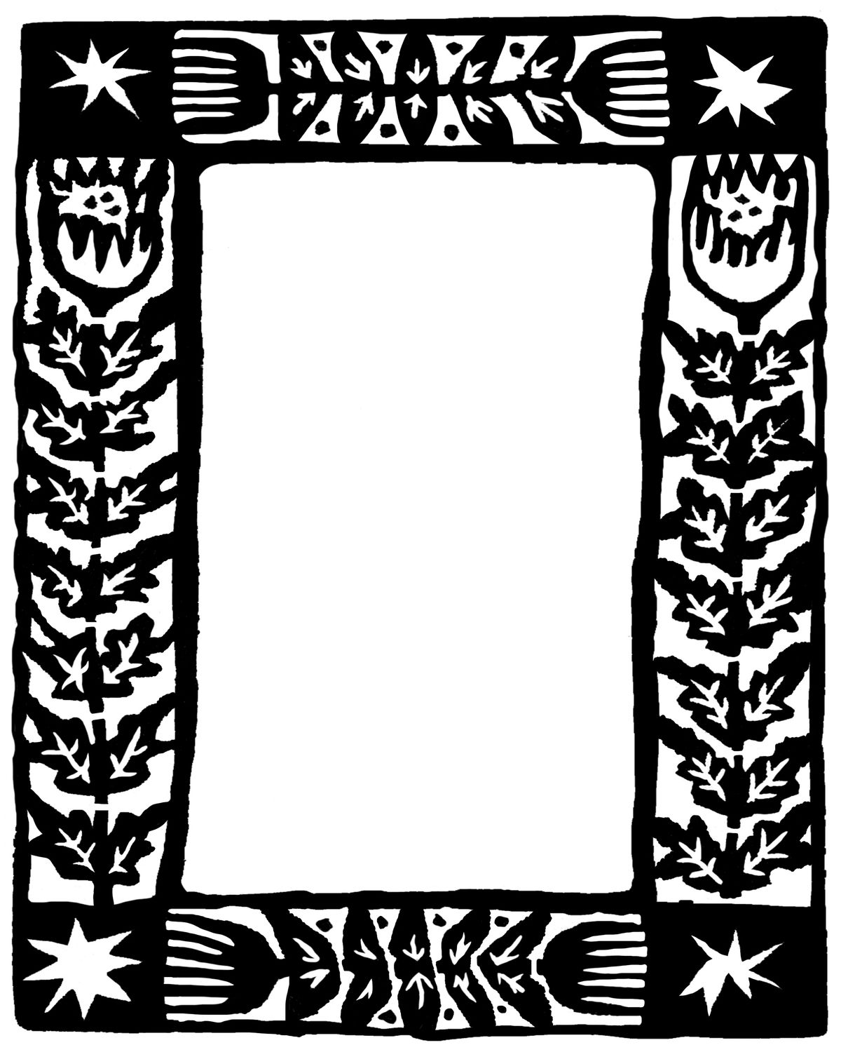 Molly Made Frame stencil 8x10