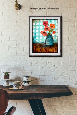 "Sowing new seeds" floral Print to be Framed