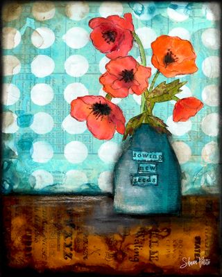 "Sowing new seeds" floral Print to be Framed